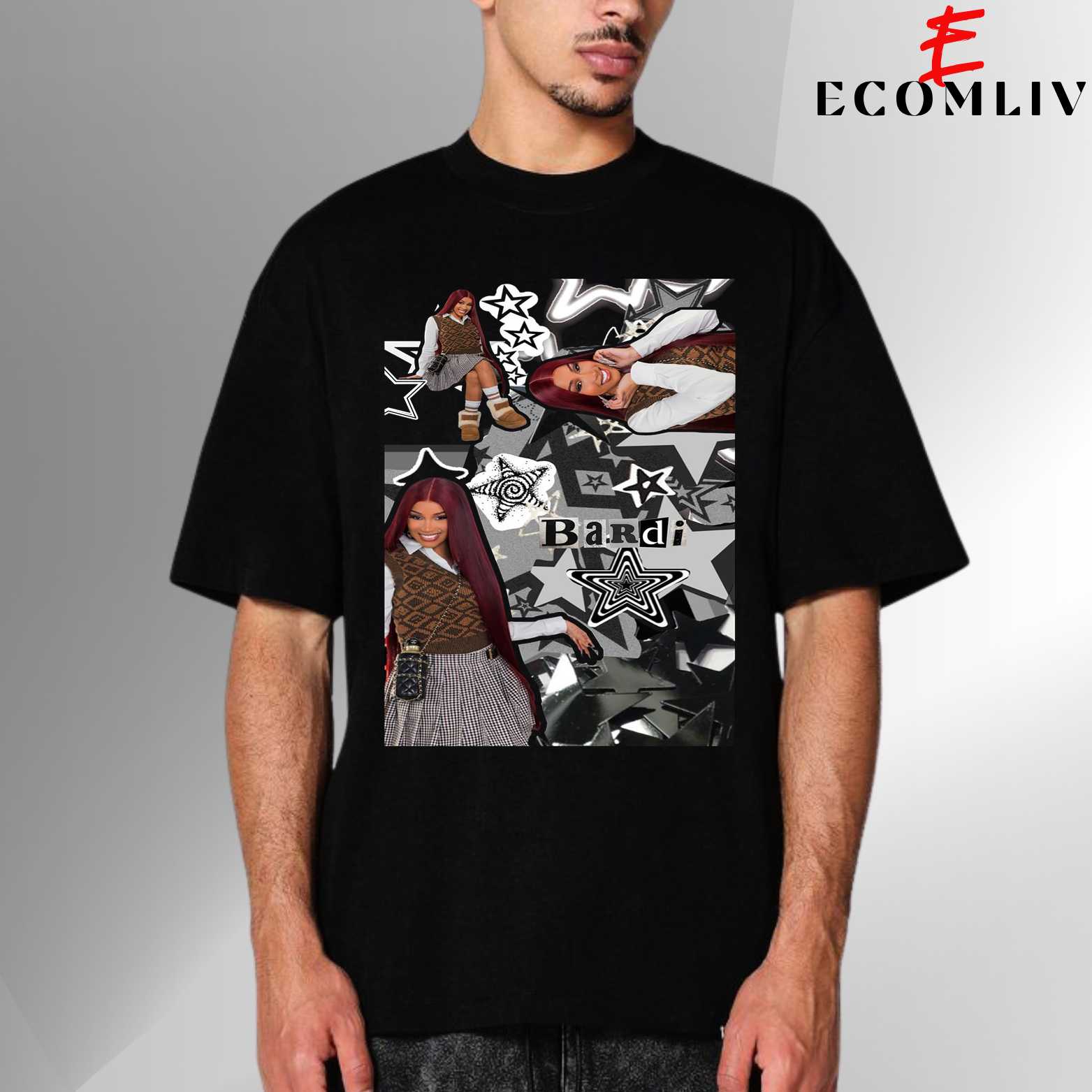 Cardi B Graphic Tee, Unisex Music Rap, Hip Hop Streetwear